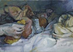 2008, cleaning, 50x70cm