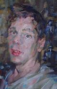 2012-08-13, portrait of Andrew, 50x30cm